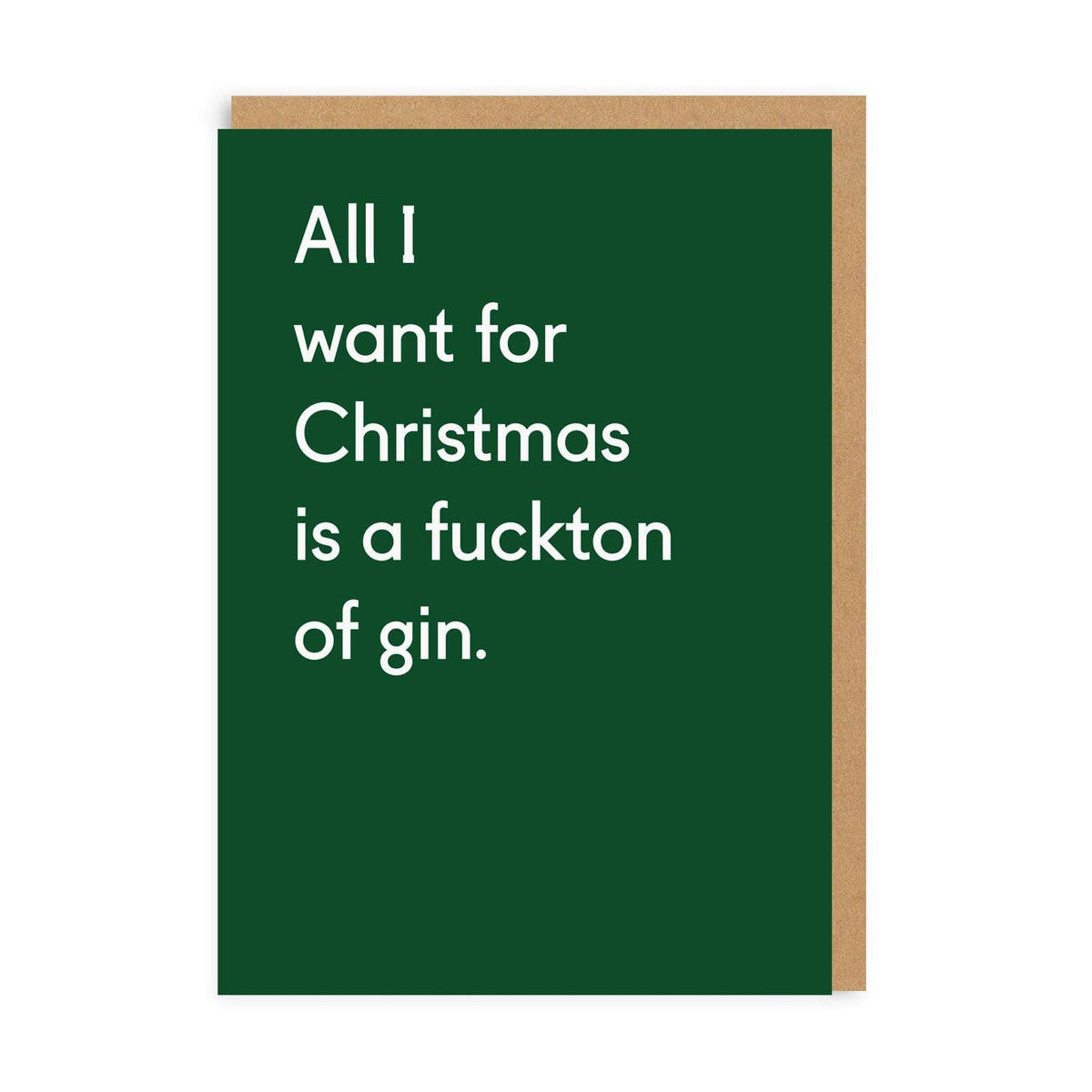 F*ckton Gin Christmas Card